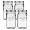Ball Glass Mason Jars with Lids and Bands, Used by BallJar