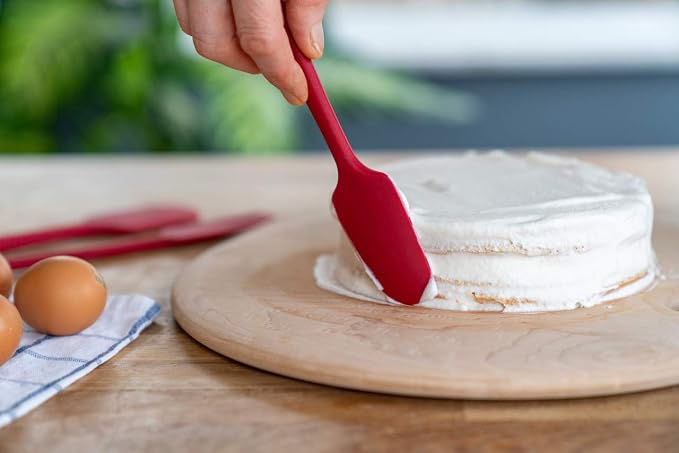 KITCHENLOVE Premium 600°F Heat Resistant 5 Piece Silicone Spatula Set - Image 6