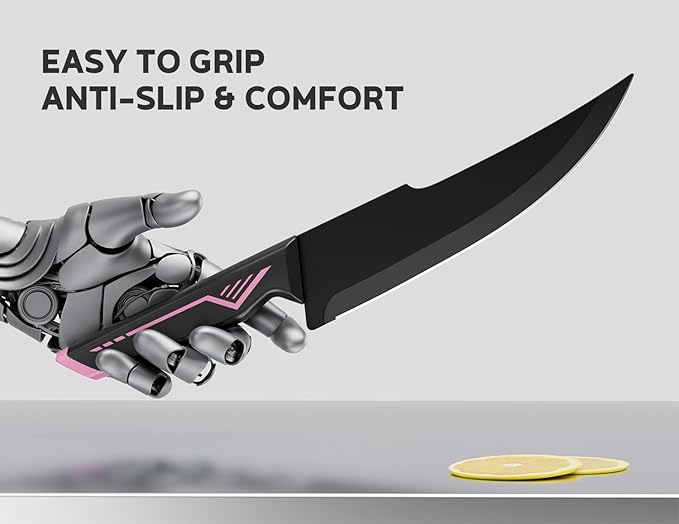 Knife Set - 15 PCS Kitchen Knife Set - Stainless Steel Knife Block Set - - Image 7
