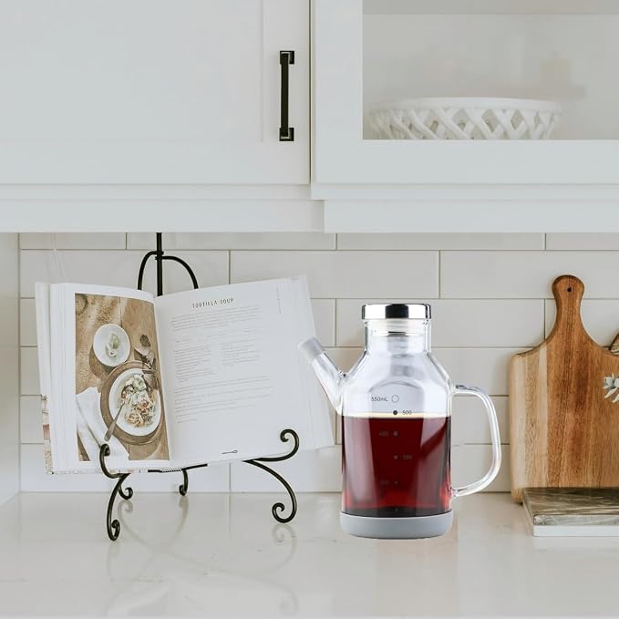 High Borosilicate Glass Oil Bottle-Olive Oil Dispenser - Image 7