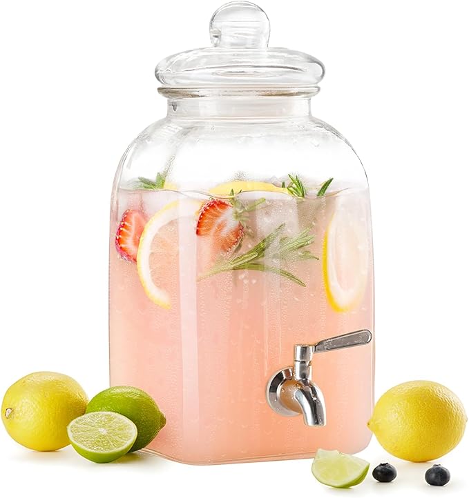 Kook Glass Drink Dispenser, by Kook