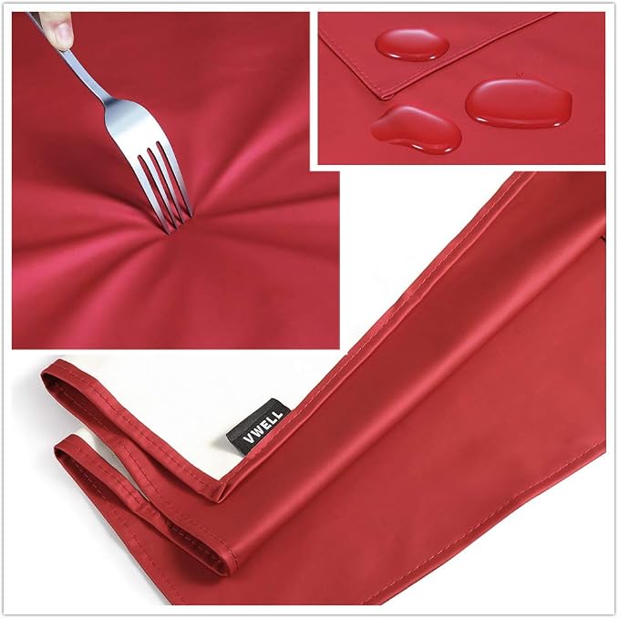 VWELL Waterproof Rubber Vinyl Apron - Image 3