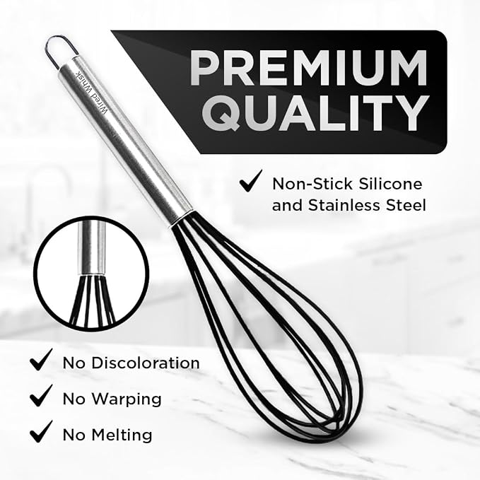 Silicone Whisk Set of 3 - Image 4