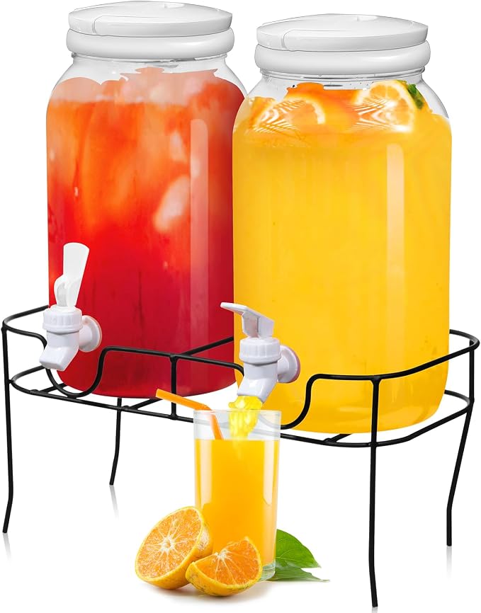 Tanlade 2 Pcs Plastic Drink Dispenser - Image 8