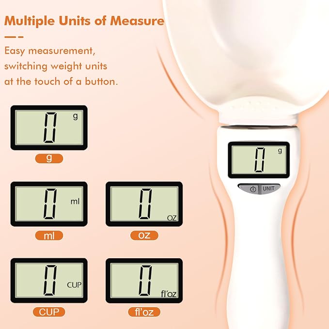 2pcs Digital Measuring Spoon, Digital Measuring Cup - Image 6