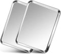 P&P CHEF 12.5 Inch Baking Cookie Sheet, Oven Pan Tray Stainless Steel Sheet Pan by PPCHEF