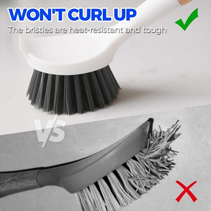 Holikme 3 Pack Cast Iron Brush and Scraper - Image 3