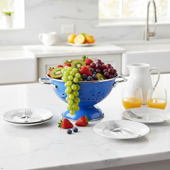 Calypso Basics by Reston Lloyd Powder Coated Enameled Colander - Image 2