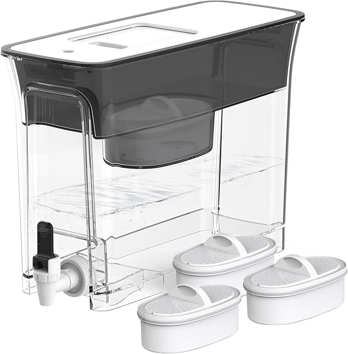 Waterdrop 35-Cup Slim Water Filter Dispenser, Large Capacity Water Filter by Waterdrop