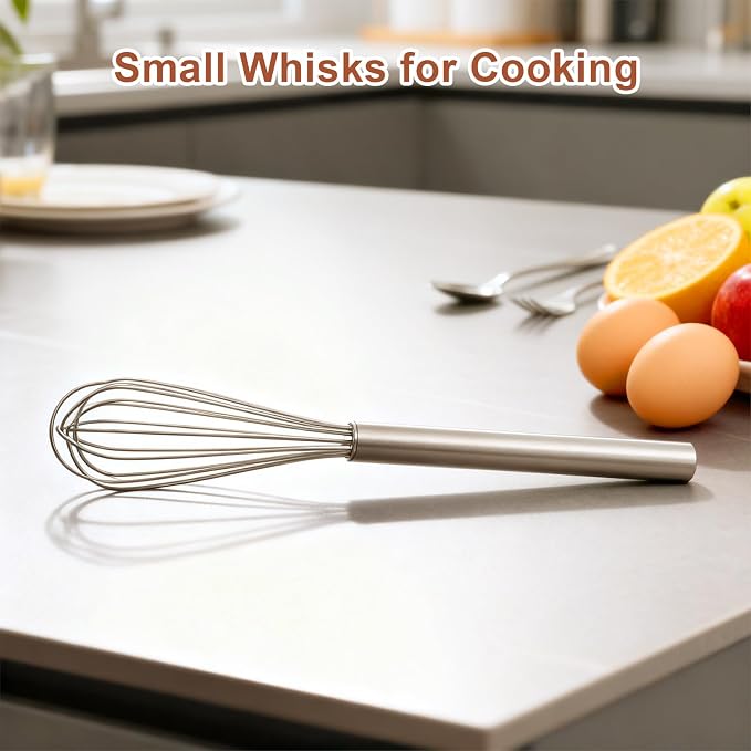 Ptwola 2 Pack Mini Whisk Small Whisks - Image 5