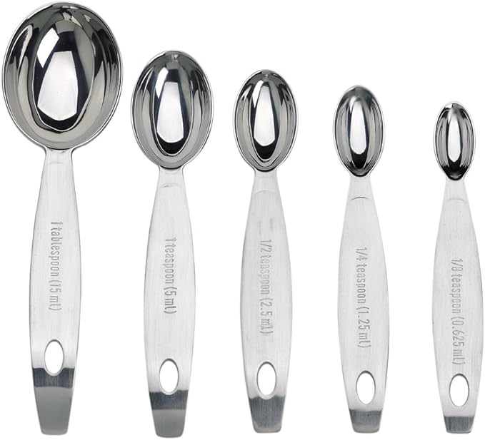 Cuisipro Stainless Steel Measuring Spoon Set Silver - Image 3