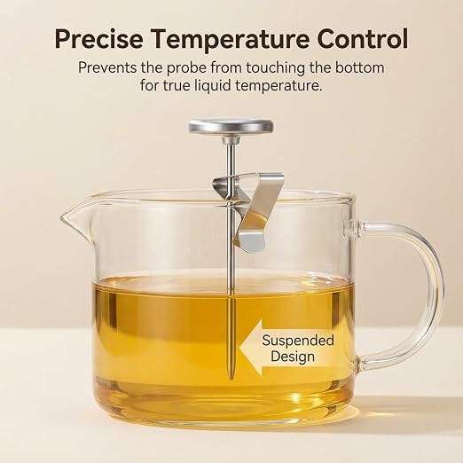 4Pcs Stainless Steel Thermometer Probe Clips, Ambient Thermometer Probe Holders - Image 7