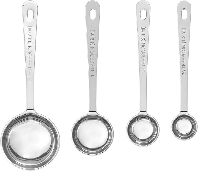 Amco Stainless Steel Measuring Spoons - Image 2
