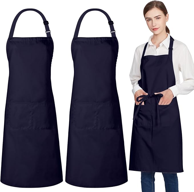 Jubatus 2 Pack 100% Cotton Aprons by Jubatus