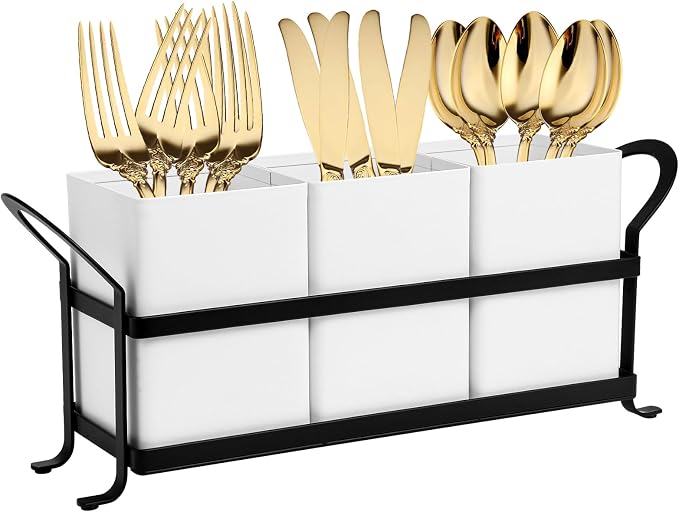NelyBet Utensil Holder Silverware Caddy by NelyBet