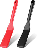 Zopeal 2 Pieces Crepe Spatula Silicone Narrow Skinny Flipper Long Heat by Zopeal