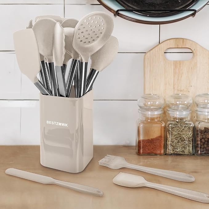 Kitchen Utensil Set-Silicone Cooking Utensils-33 Kitchen Gadgets & Spoons - Image 3