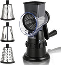 Rotary Cheese Grater Hand Crank, Vegetable Slicer by Unknown
