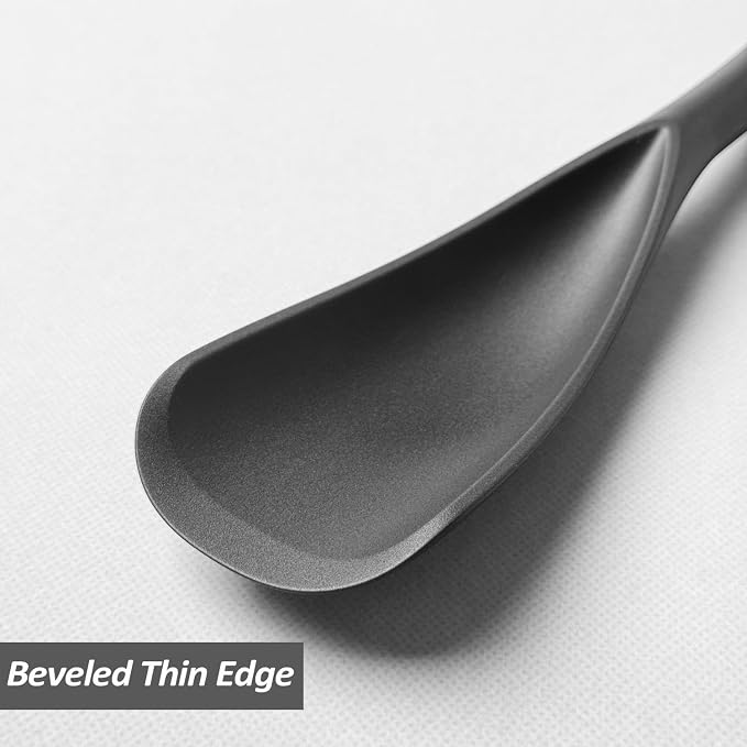 Cooking Spoon for Nonstick Cookwares, VOVOLY Silicone Spoon for Mixing - Image 7
