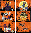 Halloween Plastic Placemats Set of 6 Orange Table mats 17×13×0.04in