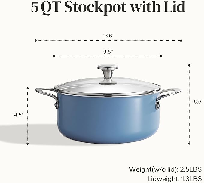 Redchef Ceramic Stock Pot, Induction Cooking Pot - Image 6