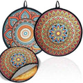 2 Pack 12" Tortilla Warmer Pouch | Mandala Print Microwaveable