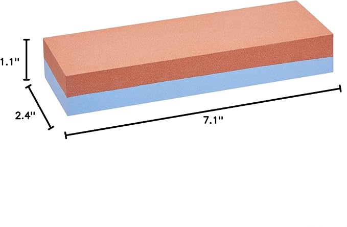 Amazon Basics Dual Sided Whetstone Knife Sharpening Stone 400/1000 Grit - Image 7