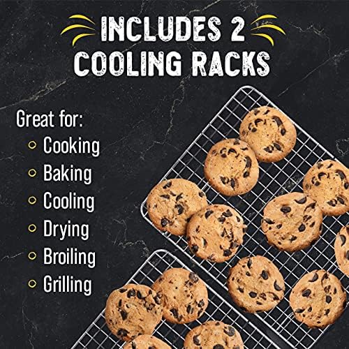 Checkered Chef Cooling Racks for Cooking and Baking - Cooling Wire