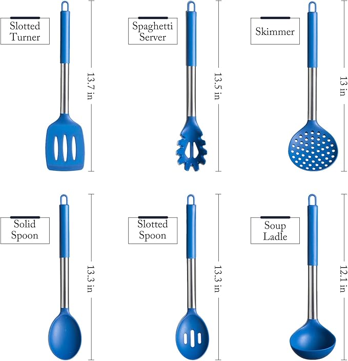 Silicone Kitchen Utensils Set - Image 2
