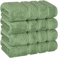 American Soft Linen 100% Cotton Luxury Turkish Towels, 4 PC Hand Towel