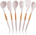 Silicone Cooking Utensils Set 6 Piece – Heat Resistant up to 480°F, BPA Free & by cookward