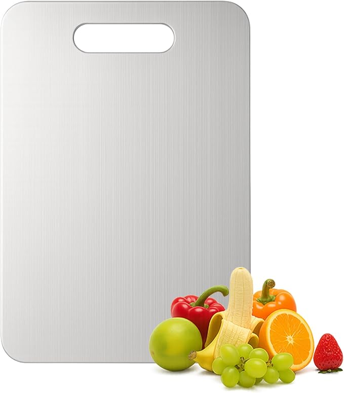 Titanium Cutting Board, 100% Pure Titanium Chopping Board by Unknown