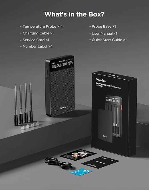 GoveeLife Bluetooth Wireless Meat Thermometer - Image 8