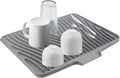Silicone Dish Drying Mat 16x13, Food-Grade Silicone, Easy Clean Pad by SCYFREID