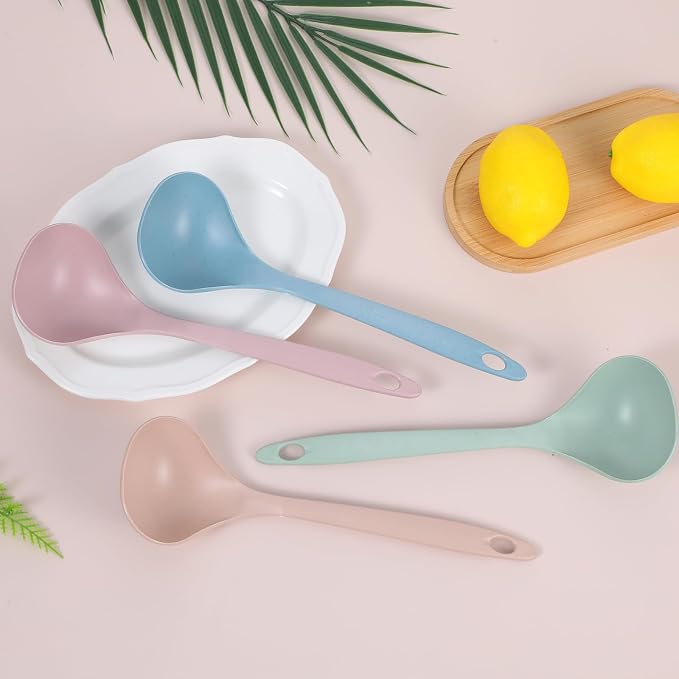 4Pcs Small Soup Spoon PP Ladle Spoon Cooking and Serving Spoons Soup Ladle - Image 7