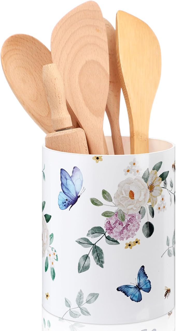 WILLBOND Butterfly Spring Kitchen Decor Acrylic Butterfly Kitchen Utensil - Image 8