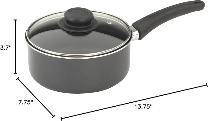 GoodCook Everyday Nonstick Sauce Pan w/Lid, 2 Quart - Image 7