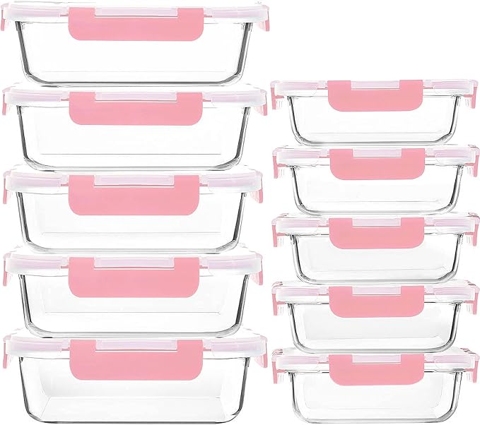 M MCIRCO [10-Pack Meal Prep Containers by MMCIRCO