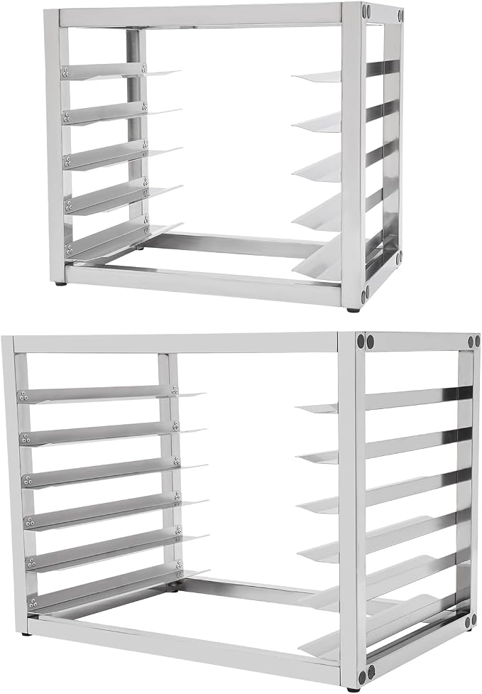 5 Tier Bun Pan Rack, Aluminum Bakery Rack - Image 3