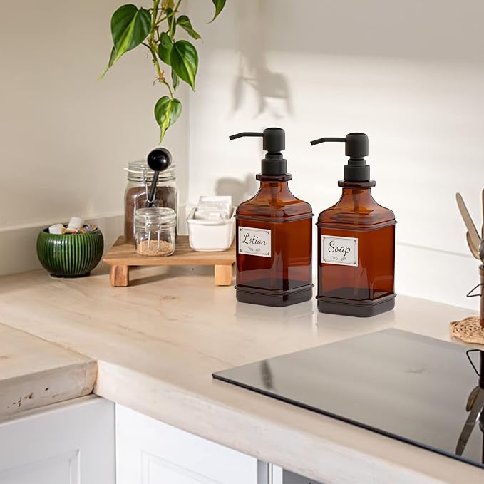 GLADPURE Soap Dispenser 2 Pack, Hand Soap Dispensers - Image 7
