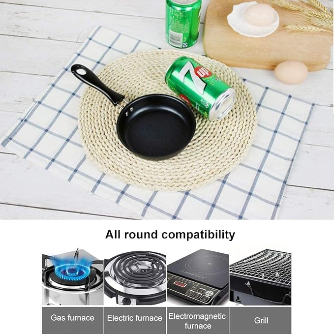 One Egg Frying Pan, Mini Induction Frying Eggs Pan, 4.7" Single Egg Durable - Image 5