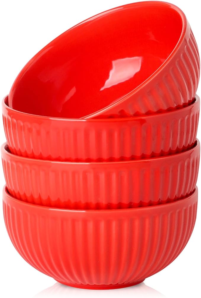 Hasense Large Ceramic Serving Bowls 42 Oz by Hasense