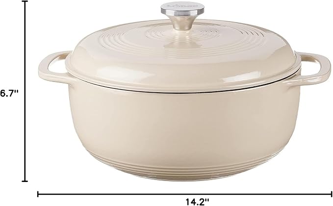 Lodge Essential Enamel Cast Iron Dutch Oven - Image 6