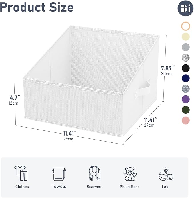 DIMJ Closet Storage Bins 12 Pack - Image 4