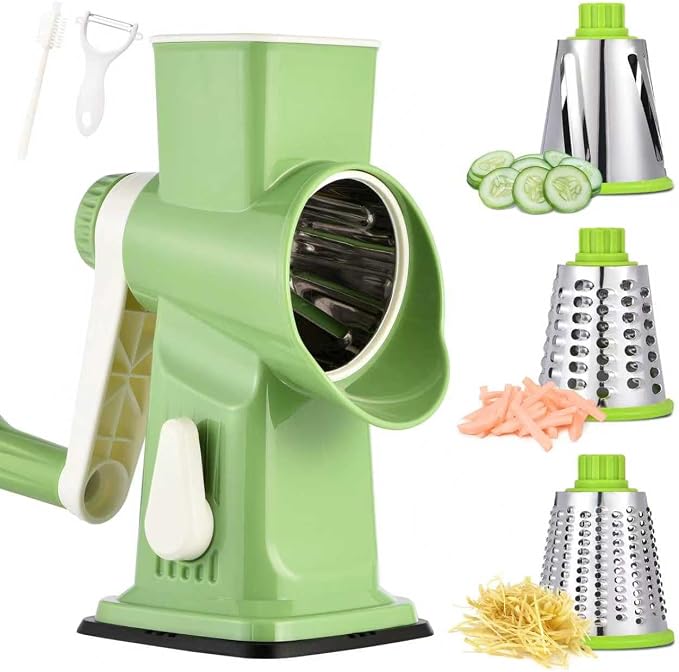 Rotary Cheese Grater Hand Crank Transparent - Image 5