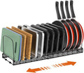Housolution Cutting Board Organizer Rack, Expandable Baking Tray and Cookie by Housolution
