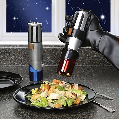Star Wars Lightsaber Electric Salt and Pepper Grinder, Pack of 2