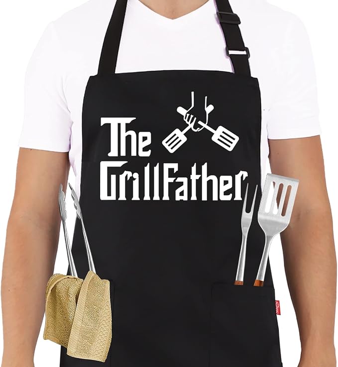 Grill Aprons for Men Dad by ALIPOBO