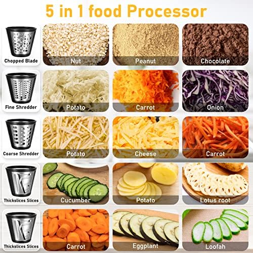 5-In-1 Electric Cheese Grater, 150W