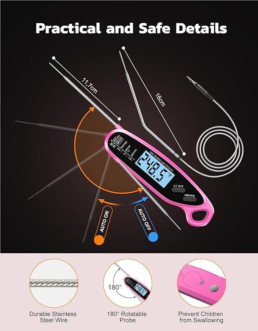 Instant Read Meat Thermometer Digital - Image 4